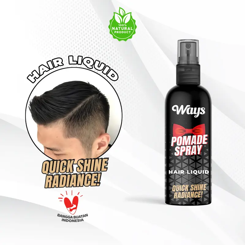 WAYS Pomade Spray / Pomade Cair / Pomade Semprot / Minyak Rambut / Pomade Hair Liquid - 75 ml 2