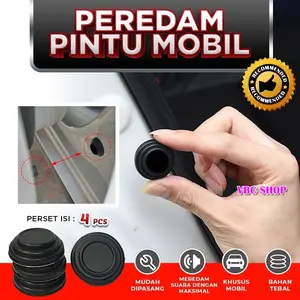 Bantalan peredam suara bantingan pintu mobil (Per set = 4 pcs)