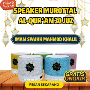Speaker Murotal Al Quran 30 Juz Syaikh mahmoed khalil Volume & Waktu Control - Toys, Stroller, Celengan, Remote, Koper, Electronic, Robot