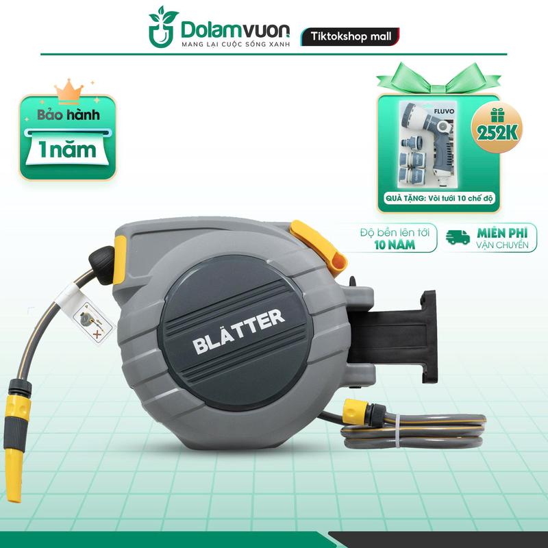 Bộ vòi tưới cây dây rút tự động Blatter 10-20-30 mét tặng kèm vòi tưới Takagi 4 chế độ