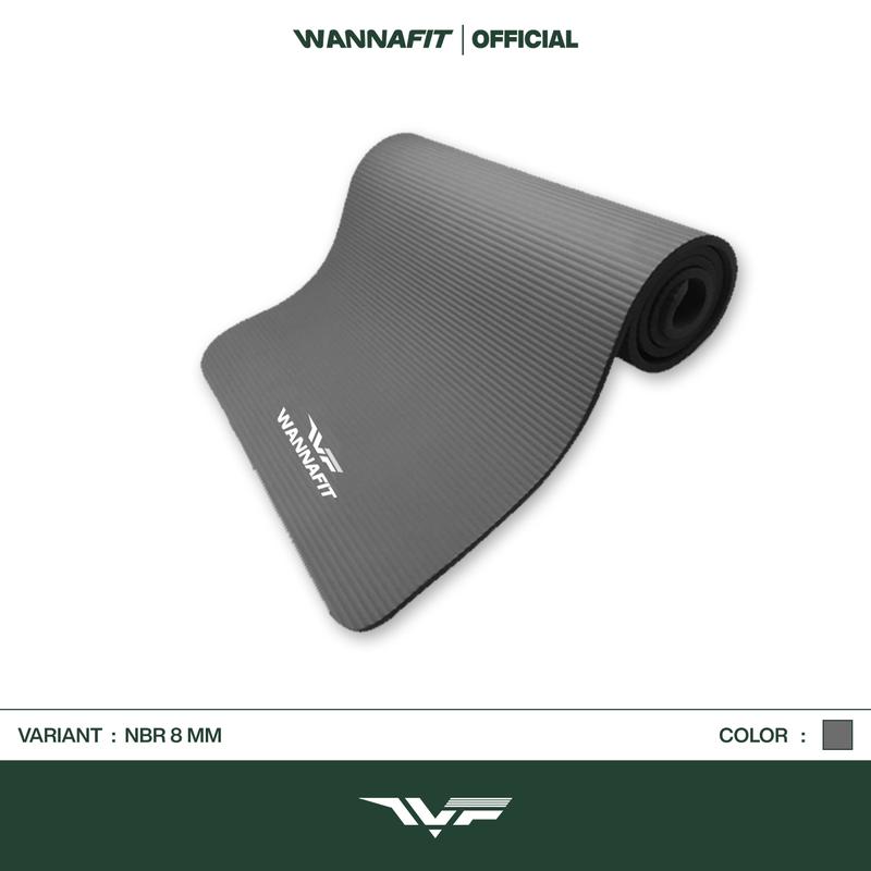 WANNAFIT Matras Yoga All Variant | NBR 8mm & TPE 6mm | Alat Olahraga Rumah 3