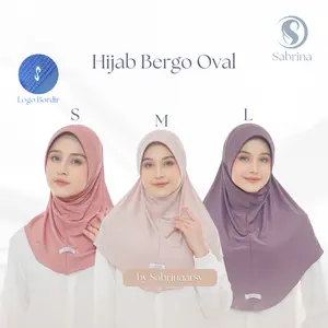 Bergo Sabrina Jersey Premium Menutup Dada - Raffa Hijab Official Kerudung Dewasa Instan Wanita Muslim
