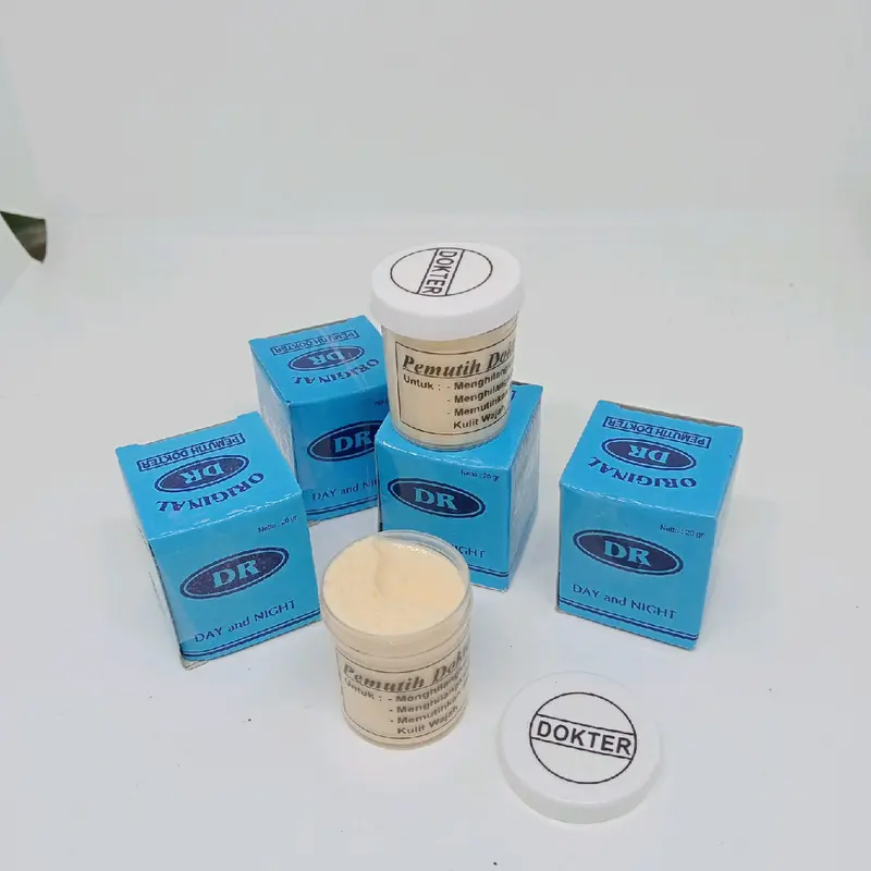 Krim Dr Biru Asli Siang Dan Malam Original Ecer Wajah Mencerahkan Mengencangkan 1