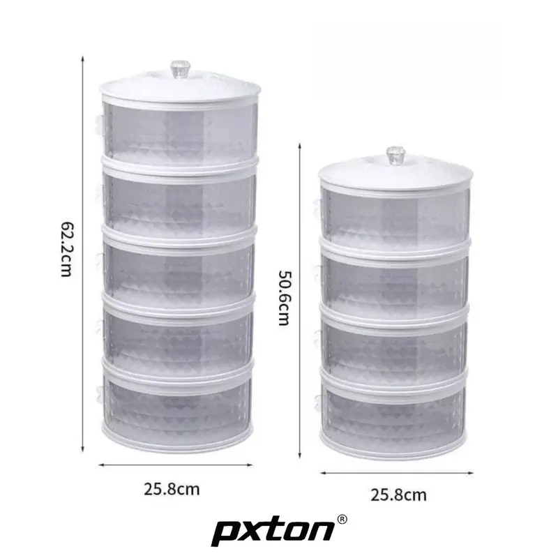 COD - PXTON - Multilayer Rak Plastik Penyimpanan Tempat Makanan / Food storage 4 susun / tudung saji / tudung saji 4 susun / tudung saji 5 susun / rak / tudung saji multifungsi / rak dapur / dapur / perlengkapan rumah / peralatan makan / makanan Diamond 6