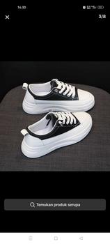 Product Review of CANI Aelin Back To School Sepatu Wanita Kekinian Sneakers Sepatu Sekolah full colour Casual Import 9012 Karet Shoes Kasual Black from 0** M**t 2**0 0