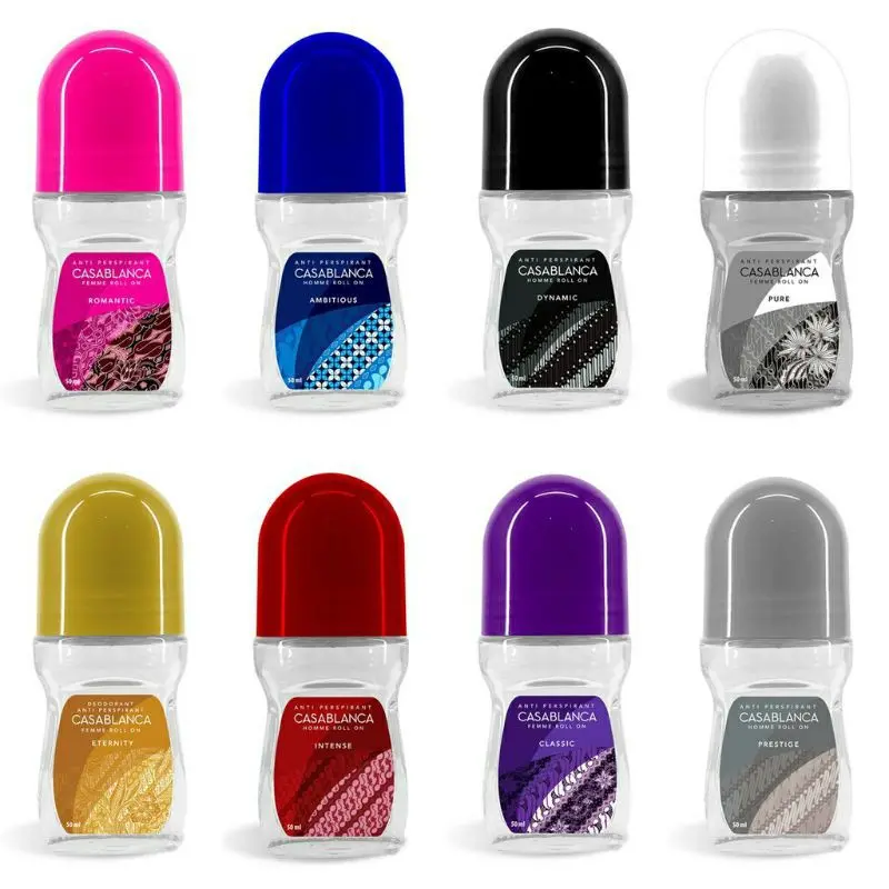 Casablanca  Roll on/  50ml Red Silver  Red Bau Black Violet Purple Woman 1