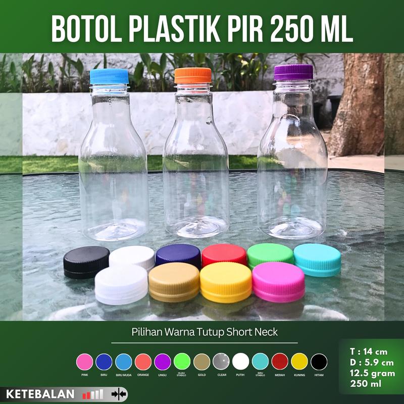 Isi 100 Pcs Botol Pir 250 ml / Botol Plastik 250 ml / Botol Cikita 250 ...
