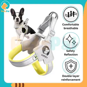 Tali Kekang Hewan Peliharaan Anjing Bentuk Y Tali Dada Reflektif Dog Leash Y-Shaped Chest Adjustable