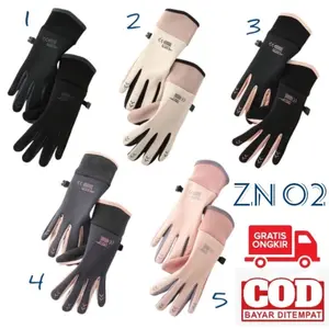 ￼Sarung Tangan Gloves Wanita Touch Screen Anti Slip ZN02