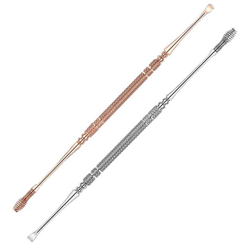 Product Introduction of Double Head Stainless Steel Spiral Earpick Ear Scoop Earwax Digging Tools Earwax Curette Spoon Care Ear Clean Toolear Cleaner 20