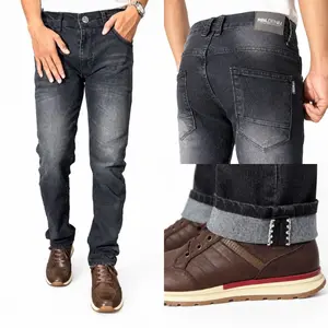 DAFFA Celana Jeans Skinny Selvedge Premium / Celana Panjang Jeans Selvedge Washed Pria