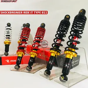 Skok Shockbreaker RIDE IT Type 811 Series Non Tabung Double Shock UK 280 320 340 MM Semua Motor Bebek SUPRA JUPITER VEGA KHARISMA Dll Universal