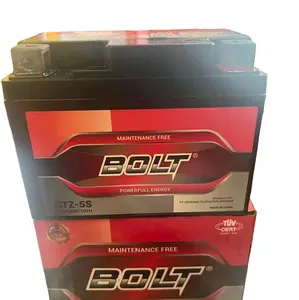 aki full kering merk bolt 4A cocok buat semua motor metic dan bebek dan motor" lain