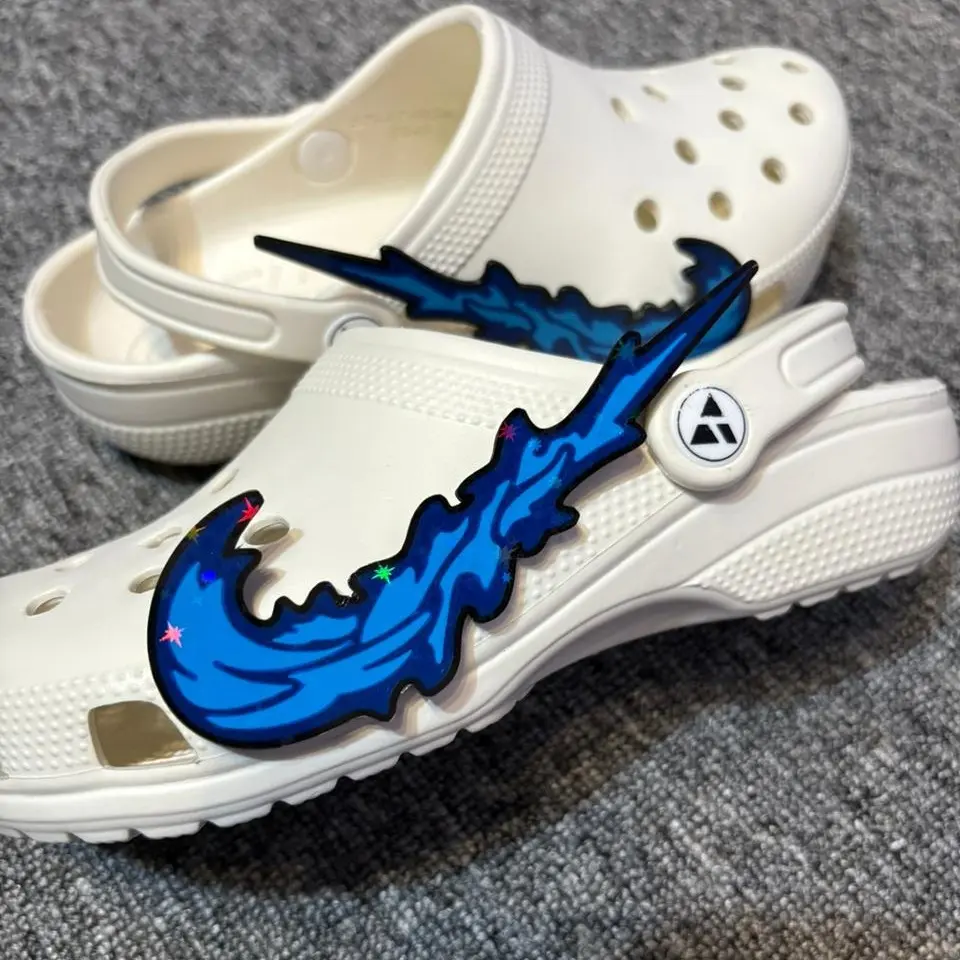 Pusat Jibitz Id - Pin Sandal Motif Api KalcerKalcer 2 Pcs Pin Api Samping GEN 2 Accesories Sandal Baim Bapau