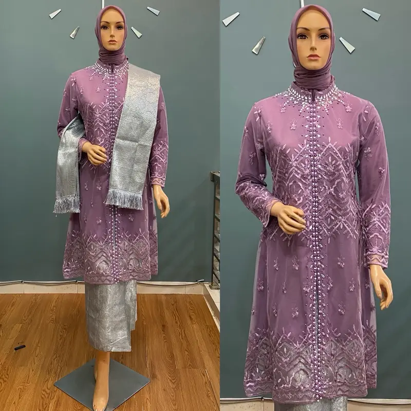 Tunik Payet Busui Shakila Gami Atasan Kebaya Cocok untuk Seragaman Pesta dan Wisuda Ukuran M sampai Jumbo 5