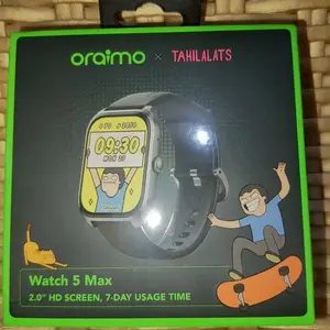 [Exclusive TONI CU] oraimo x Tahilalats Smartwatch Watch 5 Max OSW-804 Large Screen 2.01'' Jam Tangan Bluetooth With AI Dial 100+ Mode Olahraga Sport Waterproof IP68