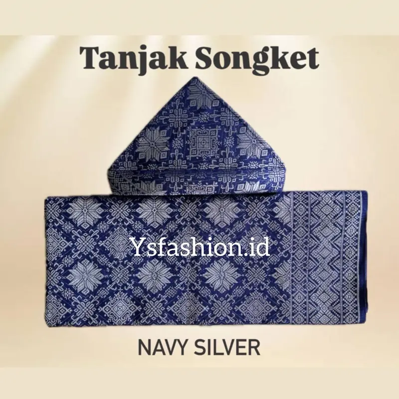 Tanjak Songket Rumpak khas Pelembang adat Melayu Songket dan tanjak Dewasa 1