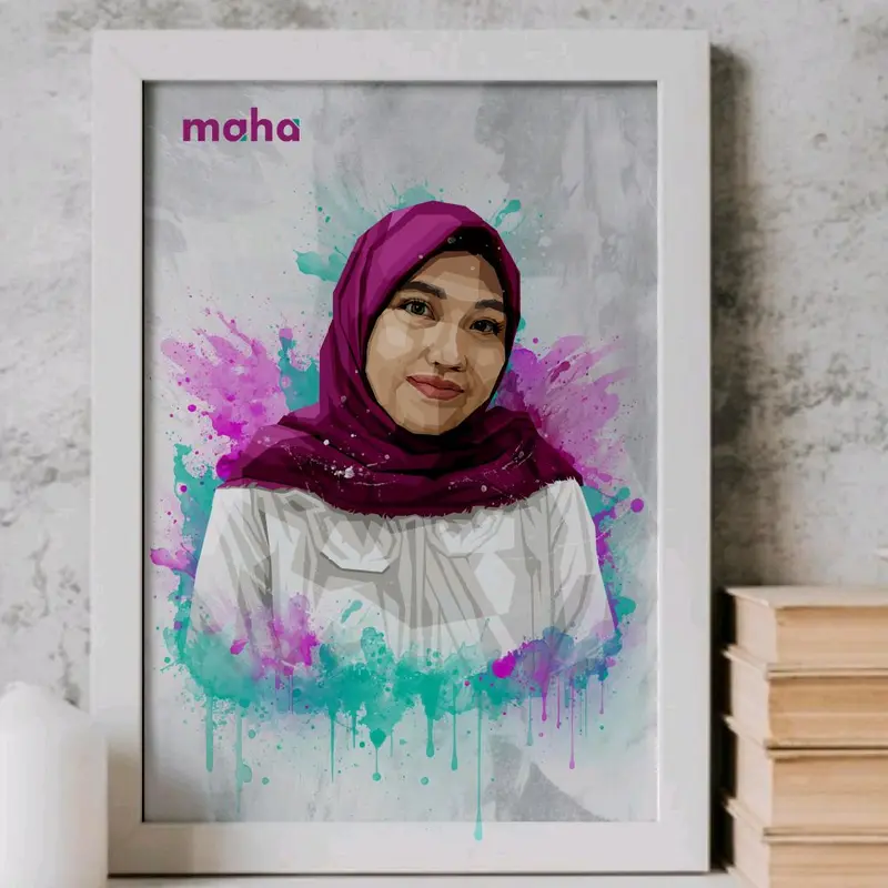 A4 (21x30cm) Pigura Frame Ijazah Sertifikat Bingkai Foto - Natural Kaca 5
