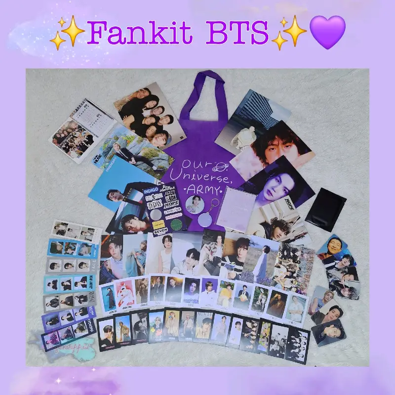 BTS Recap (Kalender) Fankit isi 63 pcs | K-Pop Fankit Merchandise| Paket Hemat BTS ARMY | Photocard BTS | Kalender BTS 0