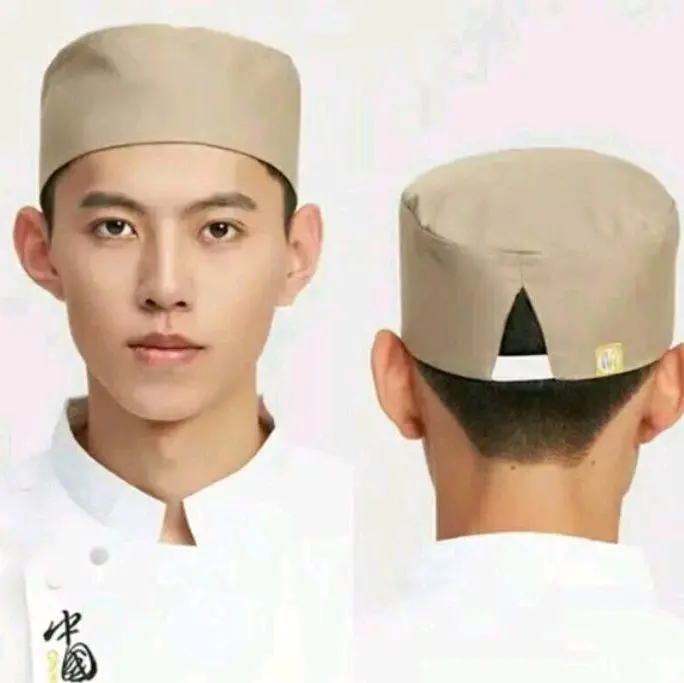 Topi chef koki waiters topi full kain peci terbaru bahan katun Pria Wanita