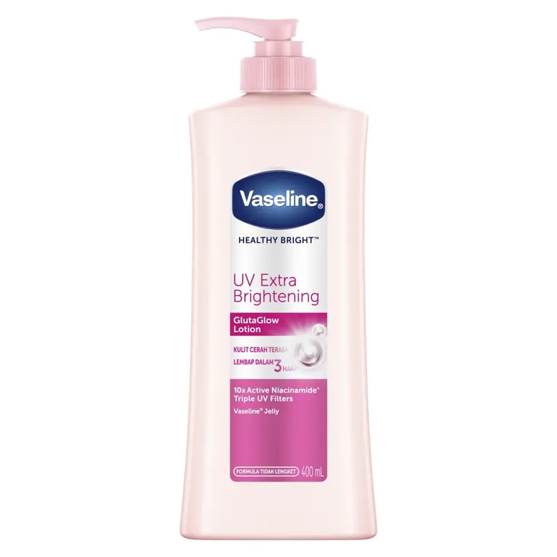 Vaseline Healthy Bright HAND BODY LOTION UV Extra Bright with Sunscreens&Niacinamide 400ml 5