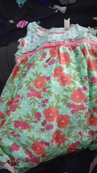 Product Review of Ownerbabysical 3-24BULAN ROMPER POLKA FLOWER - ROMPER ANAK PEREMPUAN LUCU from A**1 0