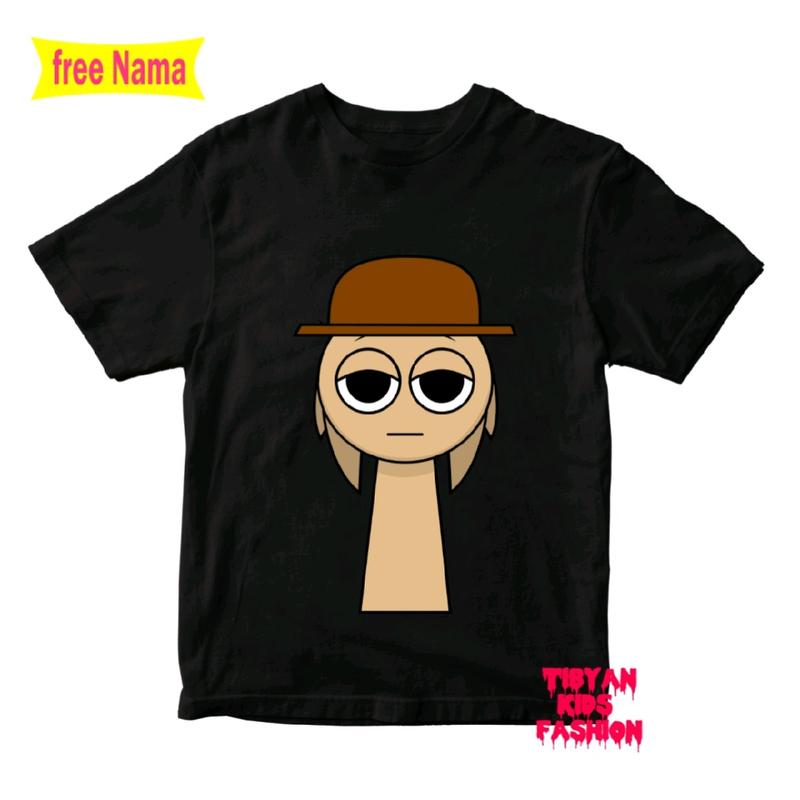 BAJU KAOS ATASAN ANAK SPRUNKI BAHAN 100% KATUN COMBED 0