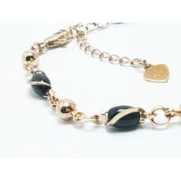 Gambar VeE Gelang Wanita Lapis Emas 18K Batu Giok Hitam dari Vee Jewelry Store Kota Bekasi 3 Tokopedia