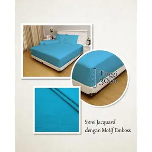 Vallery Quincy Sprei Queen B2 ( 160 200 ) - COFFEE