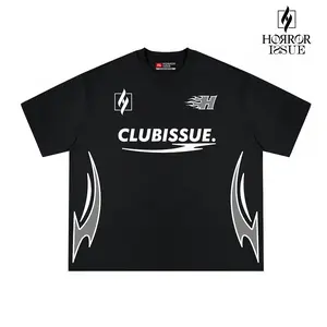 Horror Issue - Kaos Boxy Fit Oversize Built Up Club Issue Kaos Cotton Combad 24s Premium Pria Wanita