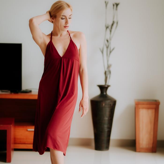Gambar MoonAlice | Kyuri (70-130cm) Babydoll Lingerie Sleepwear Baju Tidur Wanita - Merah, S-L dari MoonAlice Kota Malang Tokopedia