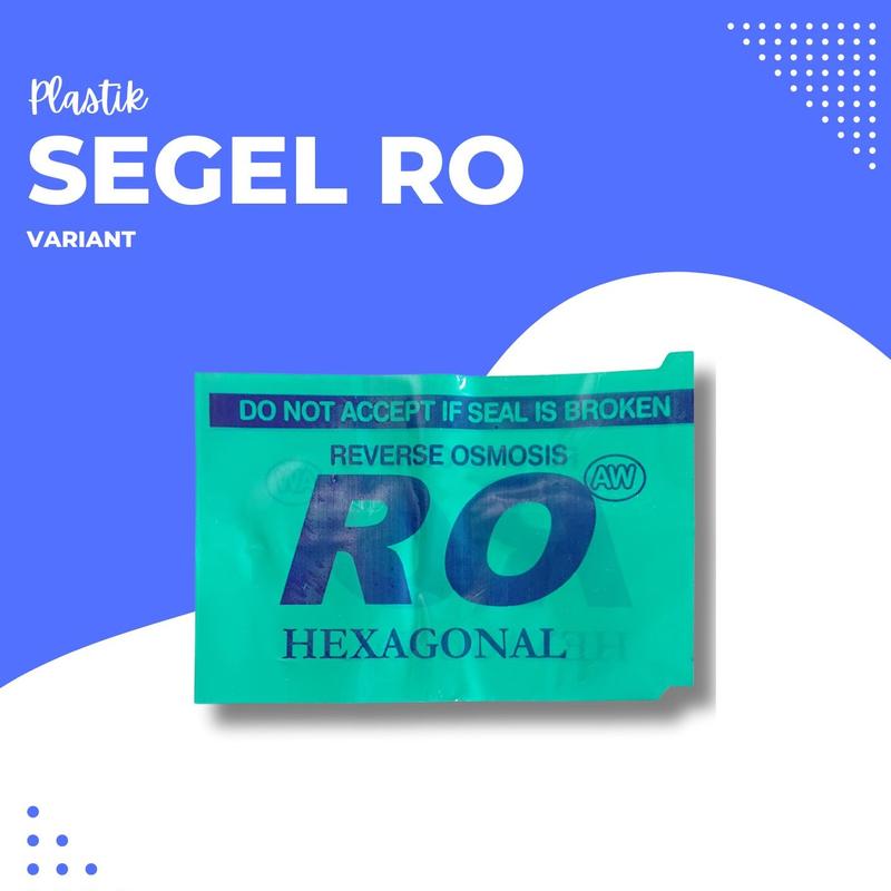 Plastik segel RO ( reverse osmosis ) - berbagai warna 6