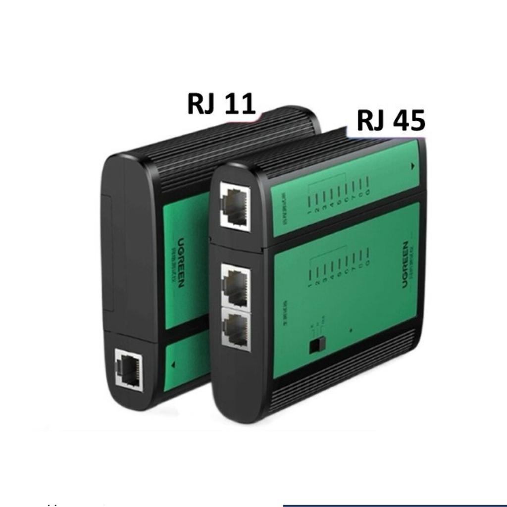 Network Lan Tester UGREEN RJ11 RJ45 Alat Penguji Tes Kabel Ethernet