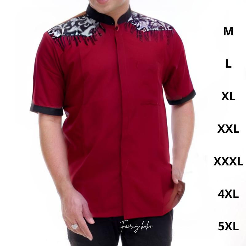 koko jumbo big size terbaru koko bordir M L XL XXL XXXL XXXXL XXXXXL Navy 3