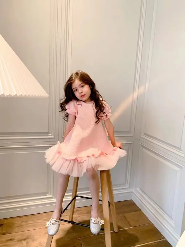 Korean Style Dress Anak Perempuan Dress Manis Dress Fashion Dress Korean Dress Pricess Anak Perempuan 4
