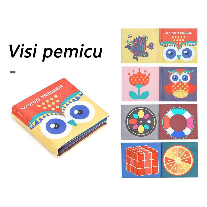 6 Buku Kain Bahasa Inggris Bayi: Mainan Edukatif Montessori untuk Stimulasi Awal, Membangun Minat Membaca Sejak Dini 7