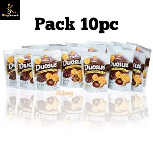 10pc Duo Sus kering Coklat Vanila Keju Bluebery ukuran Pouch 35gr
