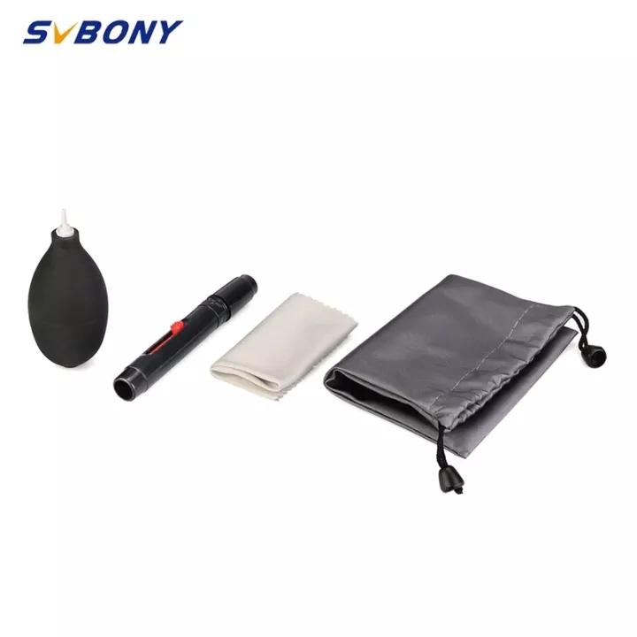Svbony Professional Lens Cleaning 3 piece Set Lens Dust Blower Cleaning Cloth Lens Brush for Camera Monocular Astronomy Telescope Filter 0