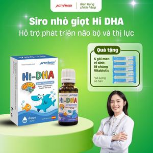 Hi DHA (HiDHA) bổ sung DHA thuần, vitamin E hỗ trợ phát triển não bộ