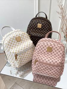 2026 Mochila floral para mujer, estilo casual, diseño para todas las estaciones, incluye bolsillos, mochila de moda para estudiantes, número de lote