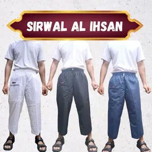 Celana sirwal Pangsi sholat Pria dewasa Muslim Nyaman