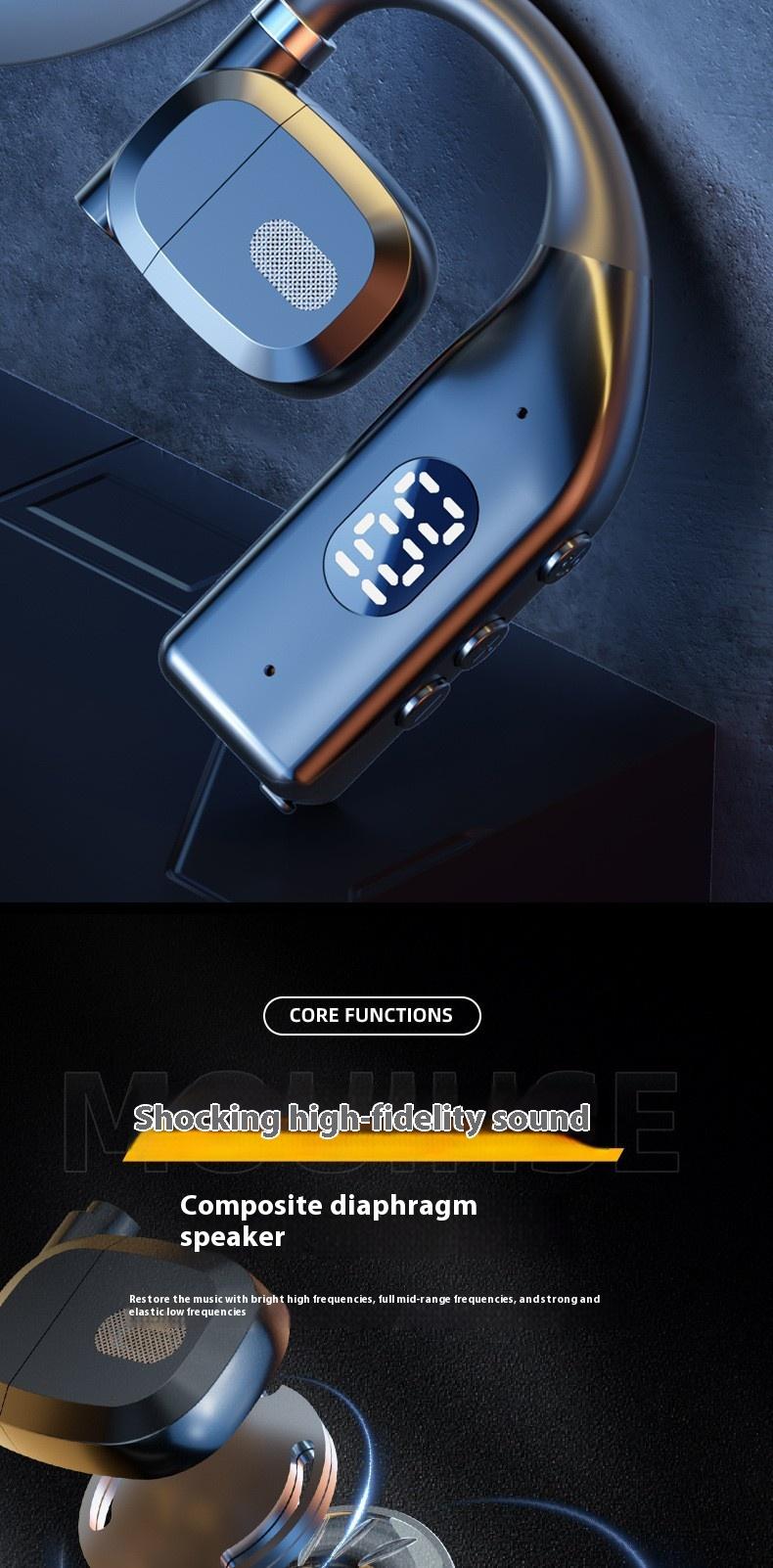 P7 wireless Earbuds terbuka olahraga headphone tidak masuk telingaNyaman memakai earphone Bluetooth nirkabel OWS headset dengan LED digital headphone satu telinga P7 wireless Earbuds terbuka olahraga headphone tidak masuk telingaNyaman memakai earphone Bluetooth nirkabel OWS headset dengan LED digital headphone satu telinga