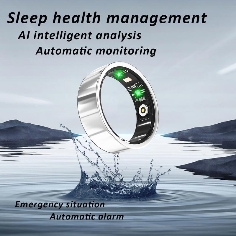 PaaGoo-Health & Fitness Ring - Monitor BP, Stress & Steps | Works w/ iPhone & Android 1