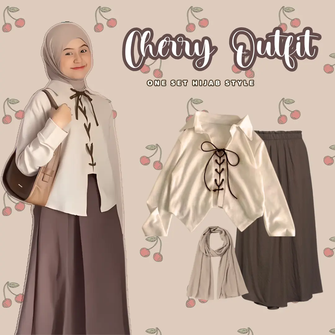 One Set Remaja OOTD Hijab Style ( Blouse Linen - Rok Polos Panjang) Setelan Wanita Kekinian Casual - LS052 Atasan Muslim Nyaman