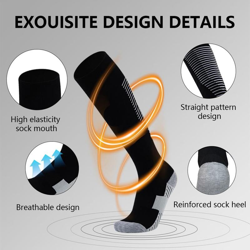 Product Introduction of Non-slip Sports socks Knee-high Soccer Socks Long Stocking Breathable Stripe Jogging Cycling Socks Sports socks 20