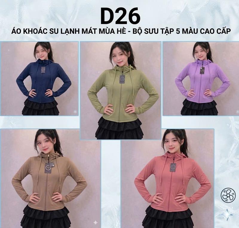 Áo Khoác Chống Nắng Thun lạnh 4 túi 45kg đến 75kg