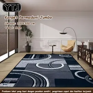 YTJ Karpet Permadani Ruang Tamu Uk 200x300cm Modern / motif aesthetic kekinian/Karpet Lantai Motif Eropa Style
