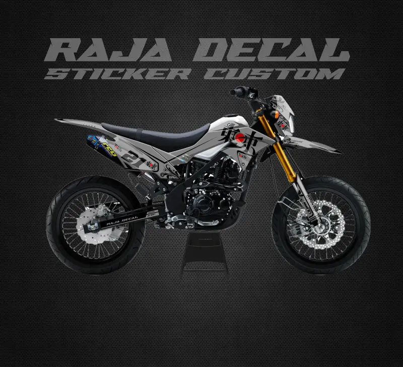 Decal Sticker Kawasaki Dtracker Fullbody Stiker Dekal Supermoto Custom Japanes 016 1