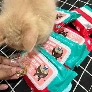 Tissue Basah Pet Wipes 80 Series Tissue Kucing Anjing untuk Grooming Pembersih Mata Pembersih Telinga Non-Alkohol