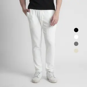 Easy Sweat Pants Knit Blend Stretch Celana Panjang Pria Bahan Ngaret